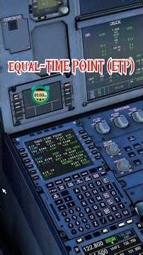How to use the equi-time-point function and which information it provides. #airbus320 #realpilot