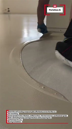 "Self-Leveling Floor Spread | Ultra Smooth Finish #flooring #construction #DIY"