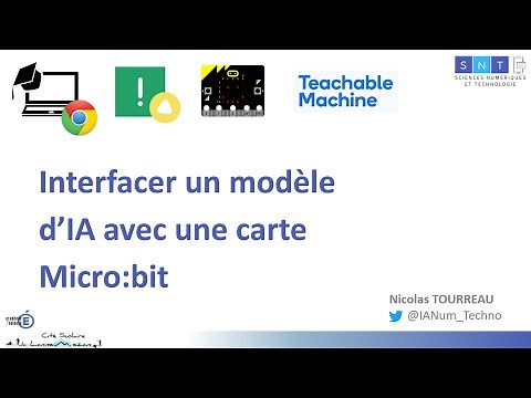 Interfacer un modèle d'IA Teachable Machine avec une carte Micro:bit via Vittascience Adacraft