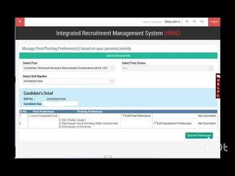 📢My Final Post Preference for OSSC JE 2024 🎯 Civil Branch Update 🔥 Don’t Miss!