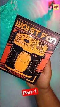 Portable Waist Clip Fan |10000mAh Wearable Cooling Beast Fan ❄ 💫 | #shots #fan #gadgets