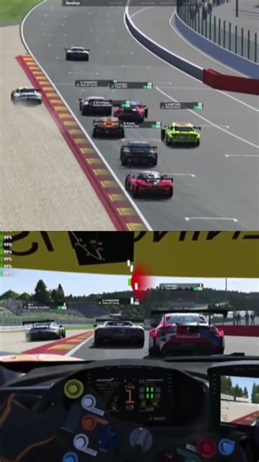 Largada de Mclaren 720s GT3 Evo em Spa