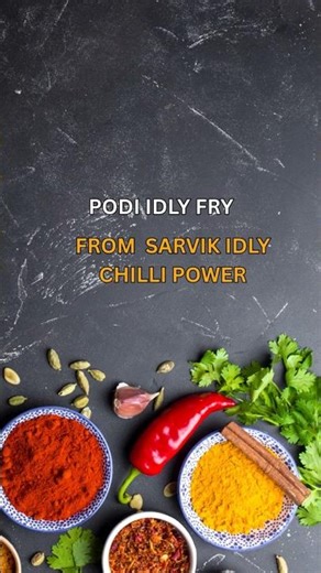 Podi Idly Fry Recipe | Quick & Tasty South Indian Snack | Sarvik Idly Chilli Powder