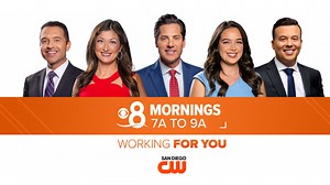 CBS 8 News @ 6pm Weekdays