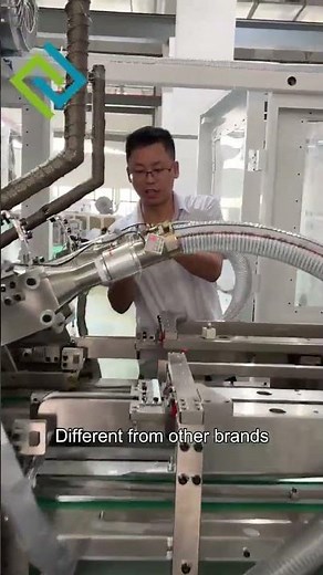 How our valve bag machine keep with a high speed of 120pcs/min?