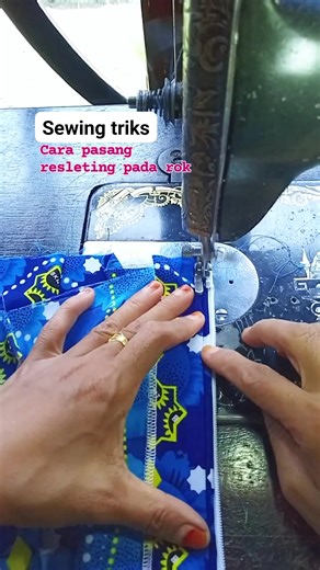 How to install a zipper on a skirt #sewingtriks #sewingtutorial | Ramadanis