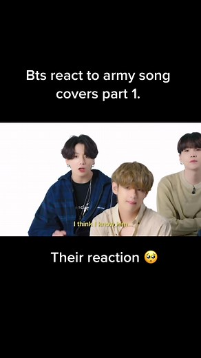 BTS Reaction to Army Song Covers: Part 1