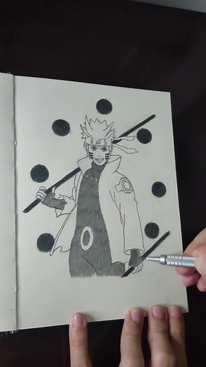 Drawing Naruto Six Paths Sage Mode Tutorial