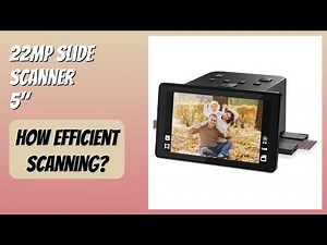 REVIEW (2026): 22MP Slide Scanner 5". Features
