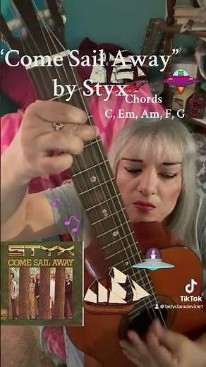 How to Play “Come Sail Away” by Styx #easyguitartutorial