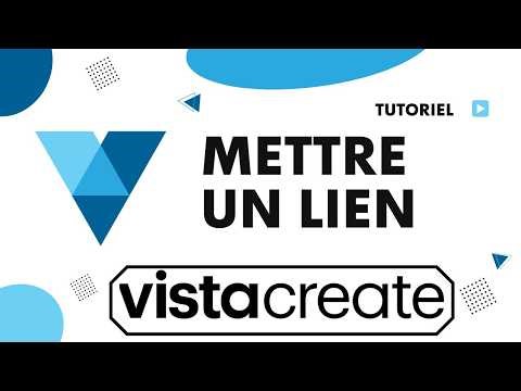 Comment mettre un lien sur Vistacreate