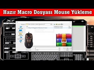 İndirilen Macro Ayar Dosyası Mouse Nasıl Yüklenir | A4tech x7 | #MacroTV