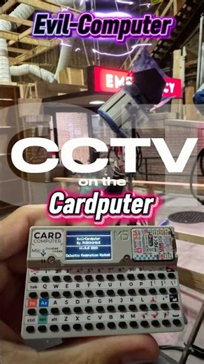 🔍 Pocket Spy Mode: Watching CCTV Live on the M5 Card Computer! #m5stack