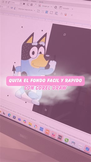 2.4K views · 1.3K reactions | Sabías que puedes eliminar el fondo de una imagen en segundos con CorelDRAW?  Este truco es ideal cuando trabajas con imágenes de fondo unicolor y necesitas resultados rápidos y limpios.  Guarda este reel y úsalo cada vez que lo necesites.” #personalizacion#sublimacion#diseño#tampa#estadosunidos#sublimation#workshop#vinyllove | Thivaje print and Academy | Facebook