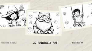 Fall Coloring Pages for Sheets: 30 Cozy Autumn Fun, Nature-inspired, Printable PDF & PNG - Etsy