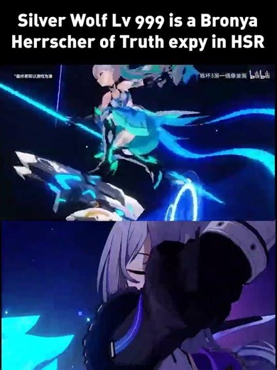 Silver Wolf Lv 999 is a Bronya Herrscher of Truth expy in HSR #shorts #honkaistarrail