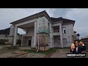 Luxury Uncompleted 6 Bedroom Duplex with 2 BQ for Sale in Area C, New Owerri | ₦350M | C of O #fypシ