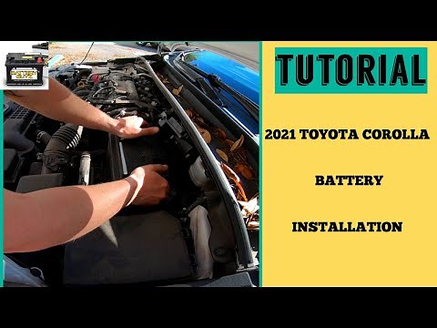 How to Install a 2021 Toyota Corolla Battery | Step by Step