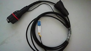 PDLC DLC UPC Connector Type LSZH Single Mode Duplex Armored Fiber Optical GYFJH Patch Cord