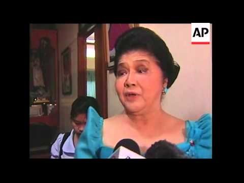 Former first lady Imelda Marcos comment on Aquino death