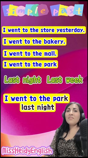 10K views · 436 reactions | ❤️El pasado simple del verbo 'go' es...