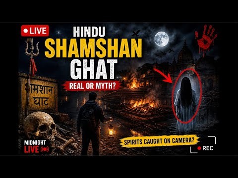Hindu Shamshan Ghat Live 😱 Paranormal Activity in Hydrabad 🔥 Real Horror Ghost Hunting