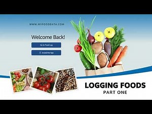 Detailed Guide to MyFoodData's Food Log