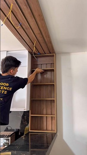 How to make a kitchen bar step by step 🙂‍↕️ #asmr #diy #homedecor #kitchendesign