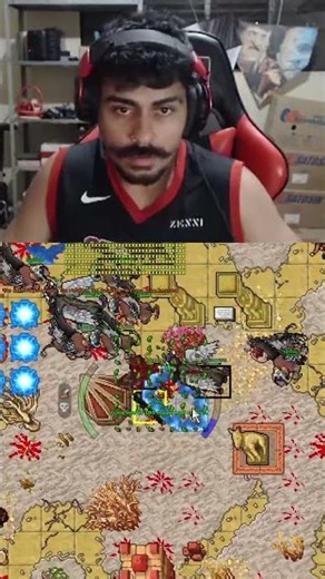 Bigodezerah contra um KNIGHT o dobro level no TIBIA #SHORTS