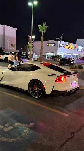 Very loud Ferrari 812 Supercarfest keeping Vegas awake at night😍Sounding like a @novitecgroup exhaust system to me! #ferrari #812superfast #V12 #novitec #Vegas | scootsupercars
