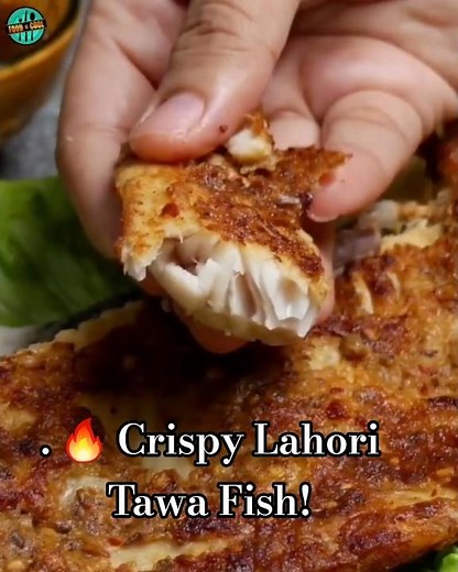 Bazaar Style Lahori Tawa Fried Fish – Super Crispy & Flavorful! 😋 Perfect Winter Snack! #recipe