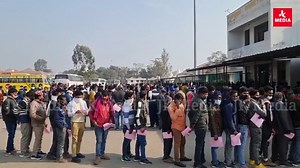 51K views · 596 reactions | #COVID_Omicron Travellers experience hardship due to implementation of latest orders of administration at #Lakhanpur corridor. COVID testing for HMV, Cabs and travellers started. | JK MEDIA | Facebook