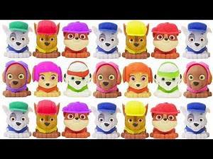 Learning colors with paw patrol mashems clothes