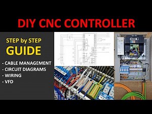 DIY CNC Controller Part 2 - Circuit Diagram, Wiring, ATC VFD, Cable Management