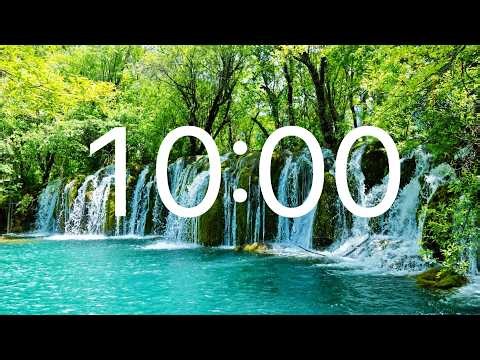 10 minute Timer with calming Music for Relaxation (no alarm)