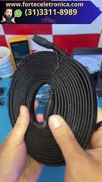 This HDMI cable can handle anything! 5 meters ultra-resistant 💪 #electronics #automobile #technic...