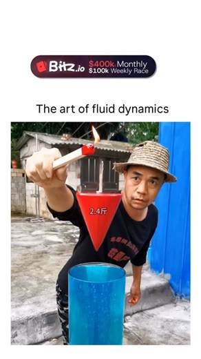 REELORAMA on Instagram: "- The video depicts a simple yet striking experiment where lighting a fuse in a red funnel submerged in blue liquid causes a rapid gas release, forming a buoyant plume that erupts into a mushroom-shaped cloud due to Rayleigh-Taylor instability, a fluid dynamic process where denser fluid accelerates into lighter fluid under gravity. - This phenomenon mirrors natural events like volcanic eruptions or man-made blasts, such as the 2020 Beirut explosion, and aligns with recen