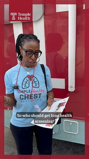 21 reactions | Early detection saves lives.  Tanya Cofield, Nurse Navigator at the Temple Lung Center, explains who qualifies for a low-dose CT lung screening and why getting screened early makes all the difference. Through the Temple Healthy Chest Initiative, we’re helping our community take proactive steps toward better lung health. Learn more: https://bit.ly/496pupD #LungCancerAwarenessMonth | Temple Health | Facebook