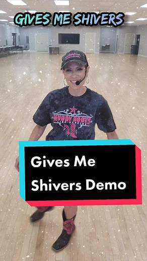 Gives me Shivers Line Dance Demo song by @edsheeran dance Coregraphed by Brandon Zaharosky 32 counts 4 wall #muddybootslinedancing #Shivers #fyp #stephaniedawntippie #givesmeshivers #linedanceinstructor #shiverslinedance