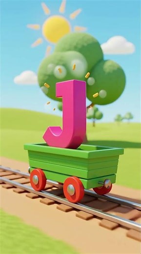 ABC Train for Kids – Fun 3D Pixar Alphabet Animation #abcd #learnenglish #abcsong #baby #funnyvideo