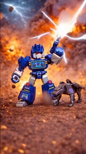 Soundwave Enters the Battlefield! 🔥 Epic Robot War Scene | Transformers Soundwave Toy Cinematic