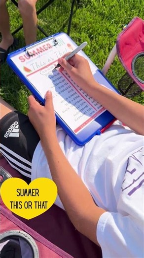 Summer This or That Questions and Free Printable