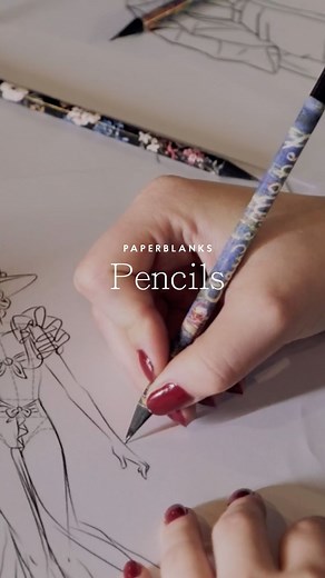 Paperblanks | Stationery on Instagram: "Write Your Story in Style. ✏️ We’re thrilled to finally unveil an exciting new addition to the Paperblanks family: Pencils! The perfect way to complete your stationery set, our pencils bring exceptional pieces of art to your everyday notes, drawings, and doodles.🌟 Available in sets of 4 of the same design, our pencils feature artwork from 16 of our bestselling designs, including co-branded pencils with the J. Paul Getty Museum (Spring and Van Gogh’s Irise