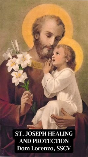 ST. JOSEPH PROTECTION PRAYER 🌿 DOM LORENZO, SSCV #sscv #stcelestinevmonastery #pax #stcelestinev