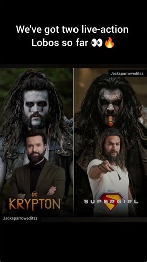 We've got two live-action Lobos so far👀#lobo #krypton #supergirl #jamesgunn #dccomics #liveaction