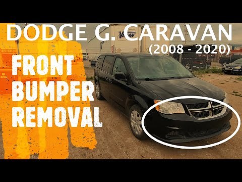 Dodge Grand Caravan - FRONT BUMPER COVER REMOVAL / REPLACEMENT (2008 - 2020)