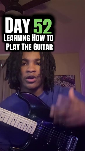 Day 52 of learning how to play the guitar 🎸 I have practiced the a minor pentatonic scale. And for each time I messed up I added 10 push-ups. Never again! #electricguitar #learningguitar #guitar #pentatonicscale #twillwont