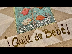 Aprende a hacer una Colcha de Bebe en patchwork paso a paso