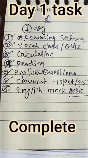 day 1 task completed #ssccgl #2026