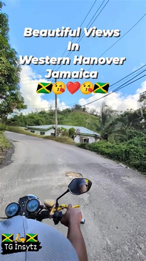 Welcome Back 🇯🇲😘 Jah People. Our journey continues along this scenic route in Western Hanover. Hanover is a beautiful parish, stretching from pristine beaches to tree-clad mountains, from whence crystal streams meander along fertile valleys, to complete nature's circle when they join the sea. 🇯🇲❤️ Thanks for the love for each episode in this series. It means a lot to us, and we look forward to going more places in the future. Much Love Everyone TG Insytz Family 🇯🇲😘🛵😘🇯🇲 #jamaica #coun